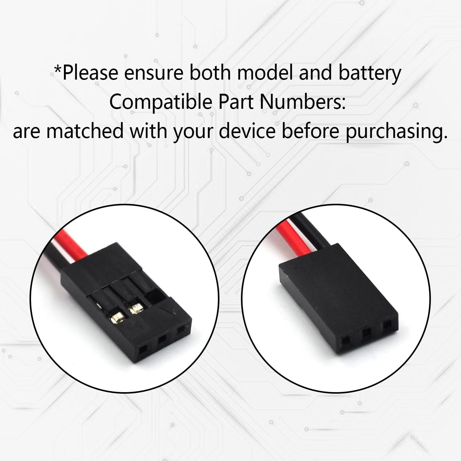 (2-Pack) 4.8V 2000mAh AA NiMH Receiver RX Battery with Hitec and JR Connectors, 2X2 Square Rechargeable Battery Pack for RC Receivers, RC Aircrafts, Toys, and Tools