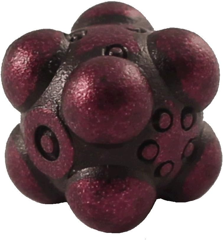 1 (One) Single IronDie: Solid Metal Italian Dice - Purple Nullifier (Die-Cast Designer Six-Sided Die / d6)