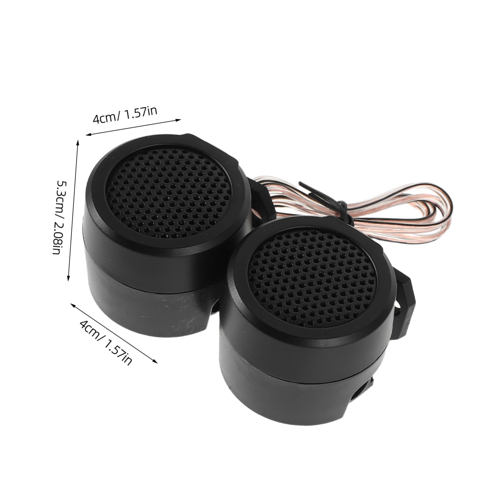 Cabilock 1 Pair Car Tweeters High Frequency Speakers for Car Audio System Easy Installation Compact Design Powerful Sound for Enhanced Driving Experience