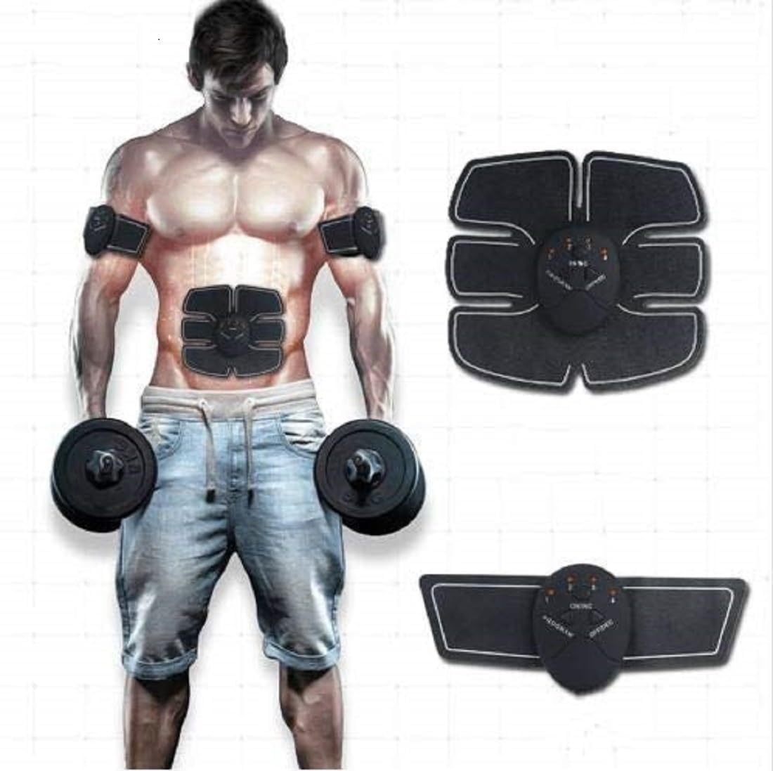 Gopeshwer Wireless Stomach and Muscle Exercise Training device device device makes ABS simulator charging battery, smart fitness ABS Gopeshwer Wireless Stomach and Muscle Exercise Training device device device makes ABS simulator charging battery, smart fitness ABS
