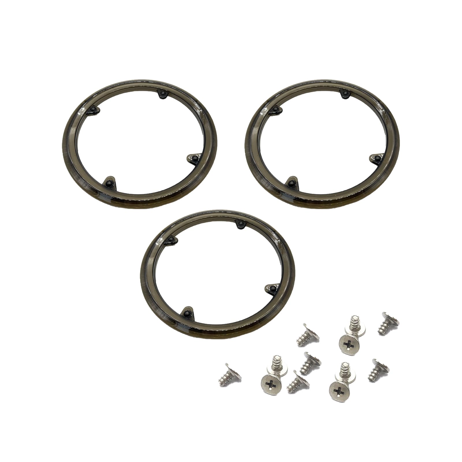 3 Pcs Black Bike Chain Guards, Plastic Bicycle Sprocket Protective Cover for Road Bikes Mountain Bikes Chainwheel Protector