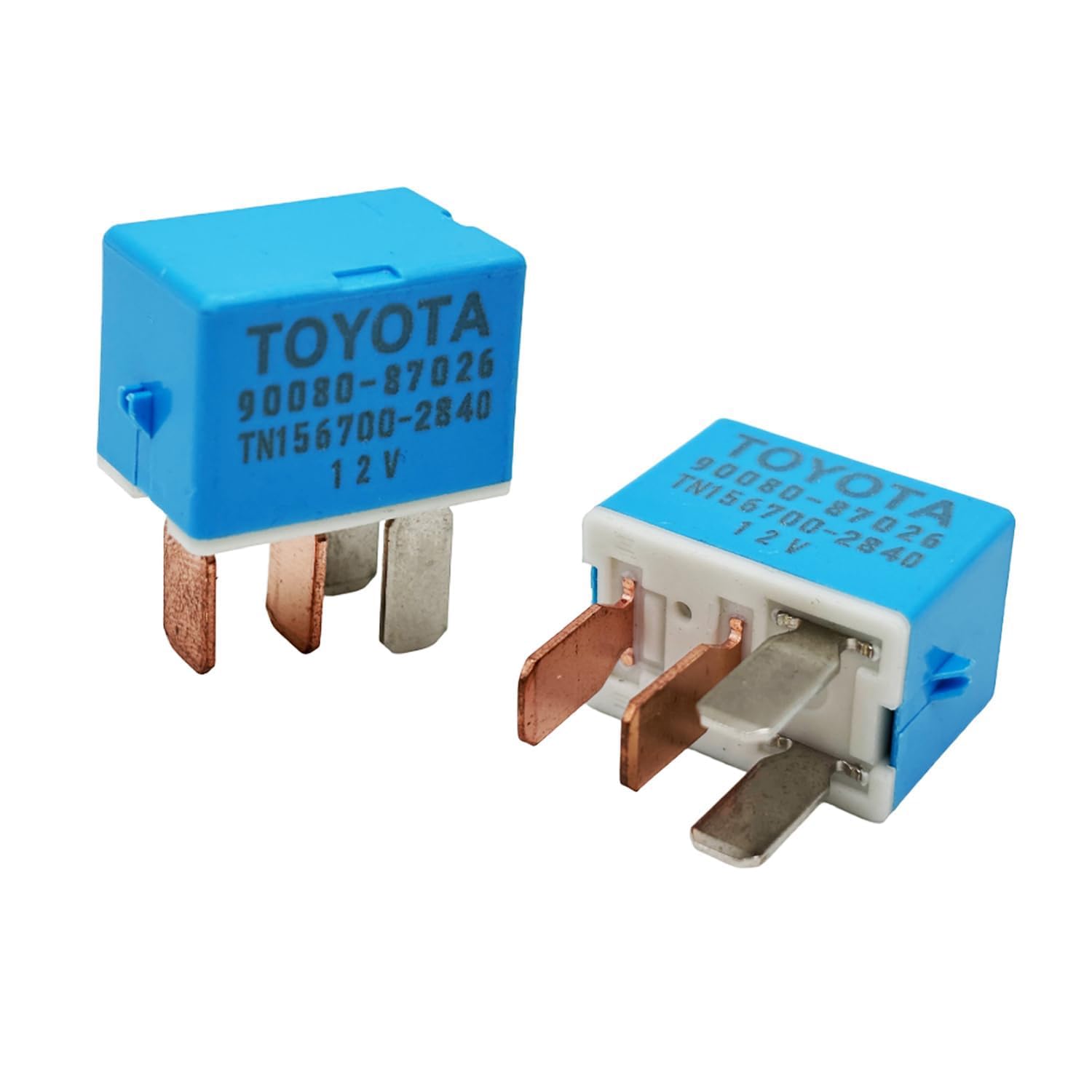 2X 90080-87026 90987-02027 AC Relay 12VDC 4Pins 90987-02028 Compatible with Toyota Lexus and Scion Vehicles