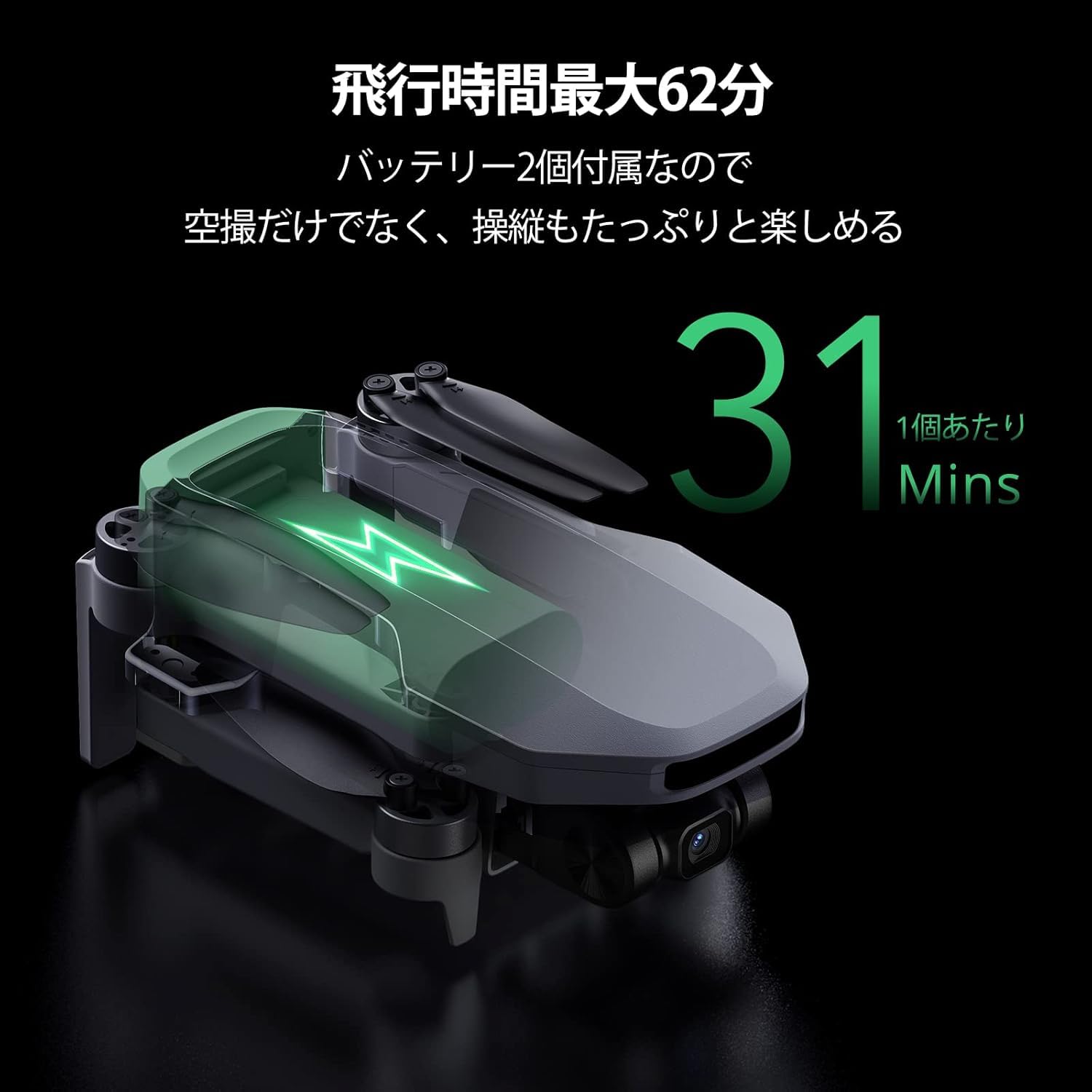 Amazon.co.jp: Potensic ATOM SE ドローン カメラ付き 4K動画 GPS搭載  