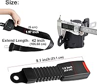 Vista 7 de Roykaw Cinturones de seguridad para carrito de golf, compatible con EZGO Club Car Yamaha - Gran calidad de grado automotriz