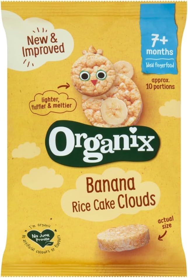 Organix Banana Rice Cake Clouds 40g