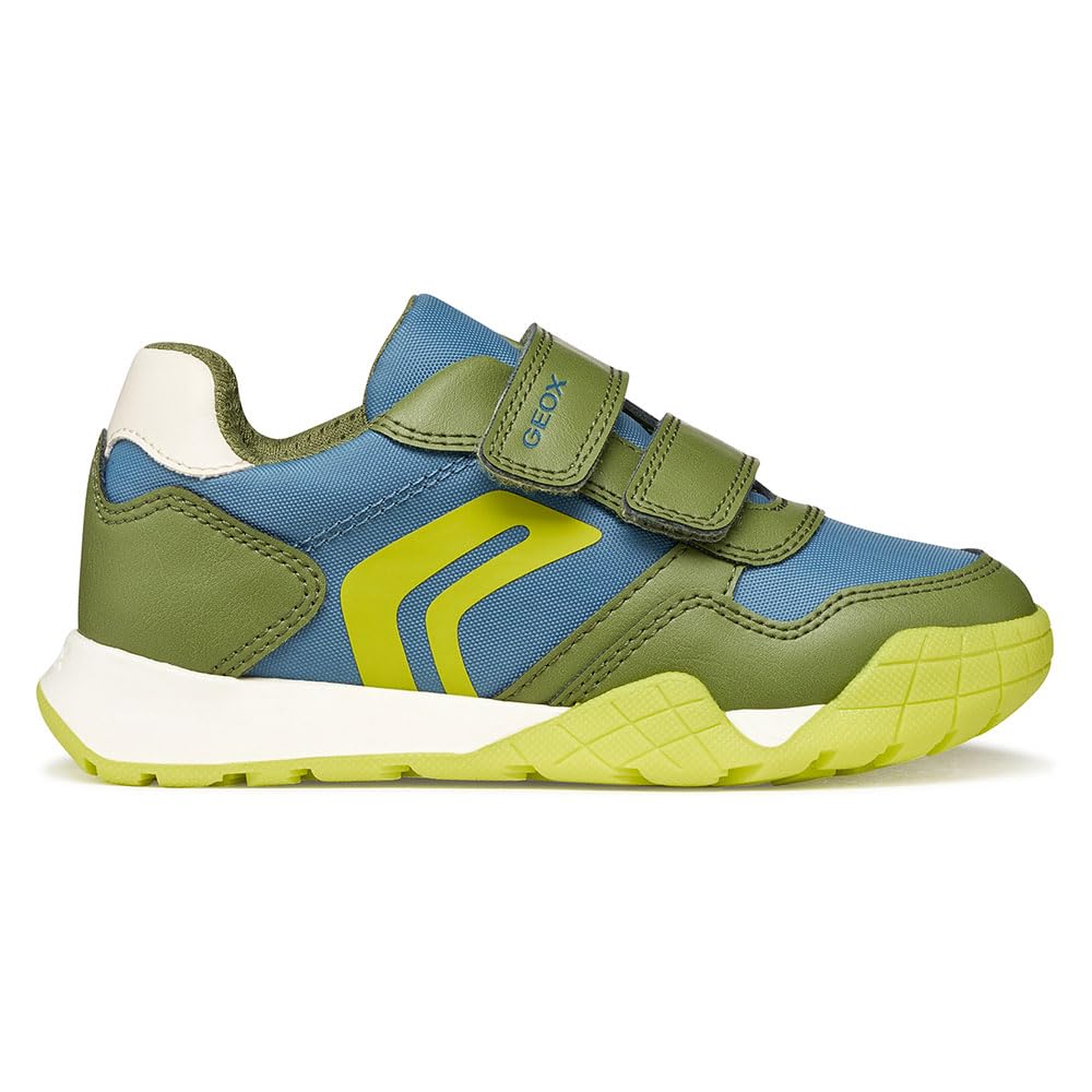 Geox Boys Avio/Light Green Rann-E Size: 34