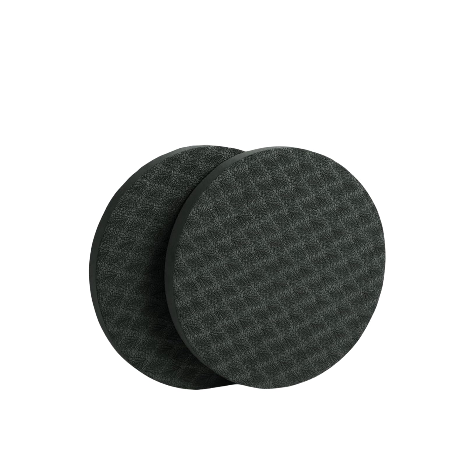 MBKHFLL Yoga Knee Guard 2 pieces, foam Pilates Knee Guard Yoga Knee Guard Support Round Pads Anti slip Fitness Anti slip Pads. Suitable for offices, homes, knees, elbows, wrists, and hands(black)