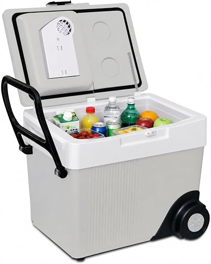 W-65 Koolatron Kargo Wheeler 33 Quart 12 Volt Cooler/Warmer with Wheels W65