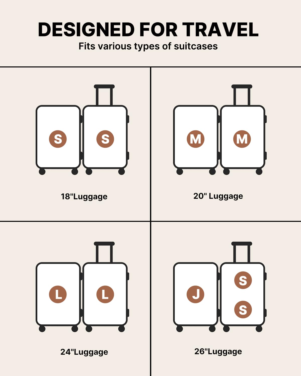 VINTAR - Bolsas de sellado al vacío para ropa de viaje, paquete de 24 bolsas de almacenamiento al vacío con bomba inalámbrica recargable, bolsas de ahorro de espacio (6 jumbo, 6 grandes, 6 medianas y
