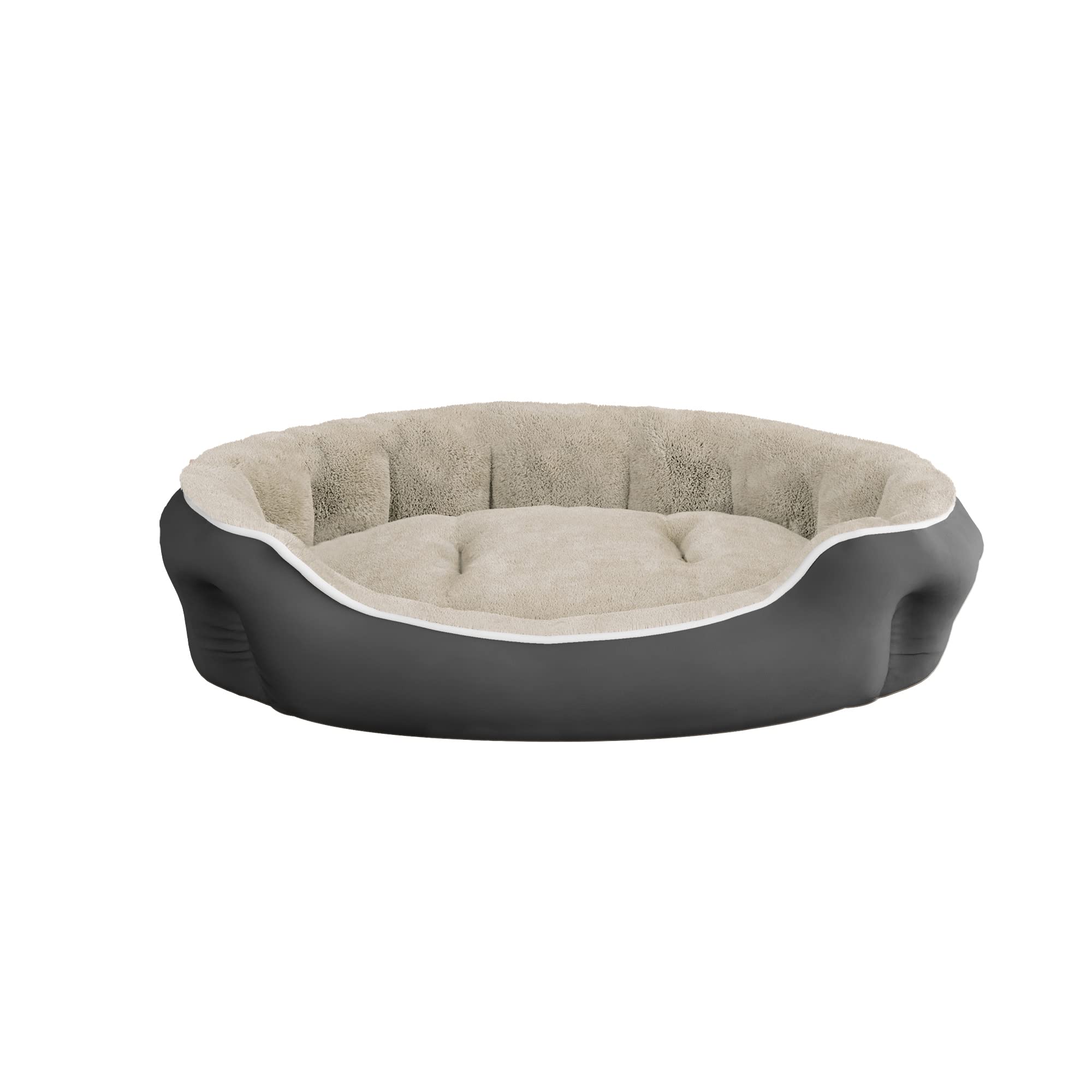 Sogni e Capricci Coccole Dogs and Cats bedpets, Cream, 75x65x20cm