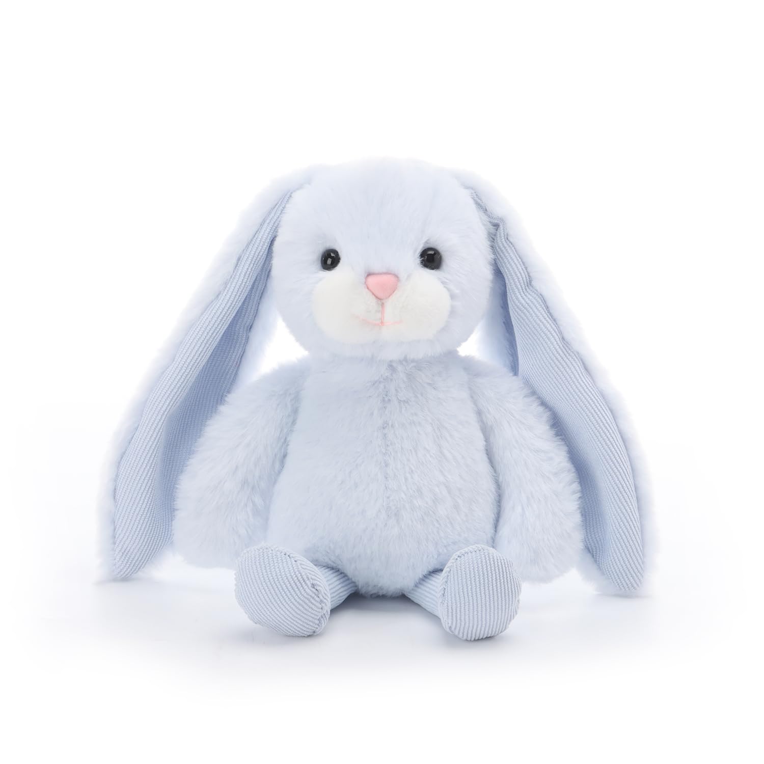 Apricot Lamb Light Blue Reese Bunny Rabbit Stuffed Animals Plush Toys 7"