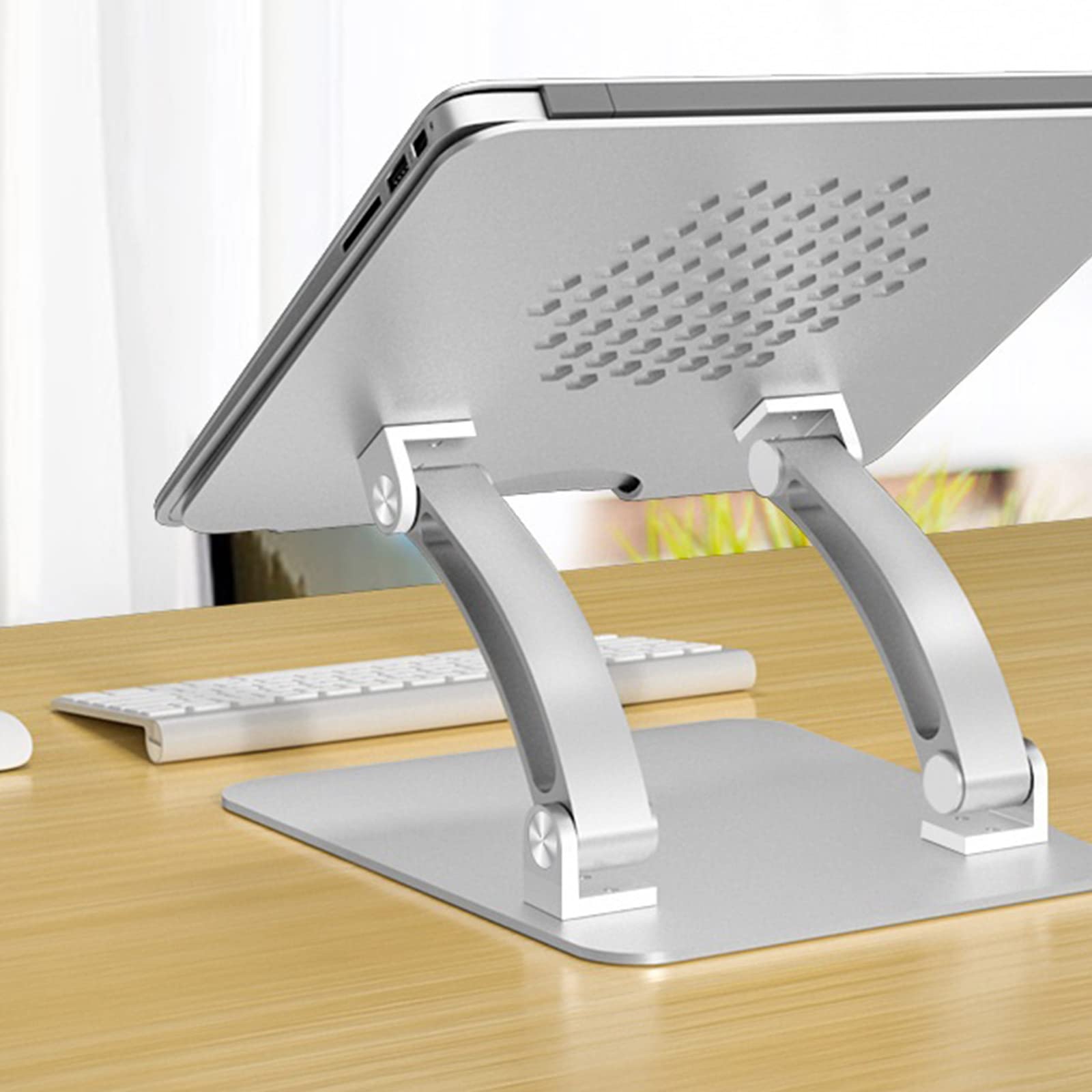 Soporte ajustable portátil de aluminio plegable de disipación de calor para laptop de 11 a 17.3 pulgadas