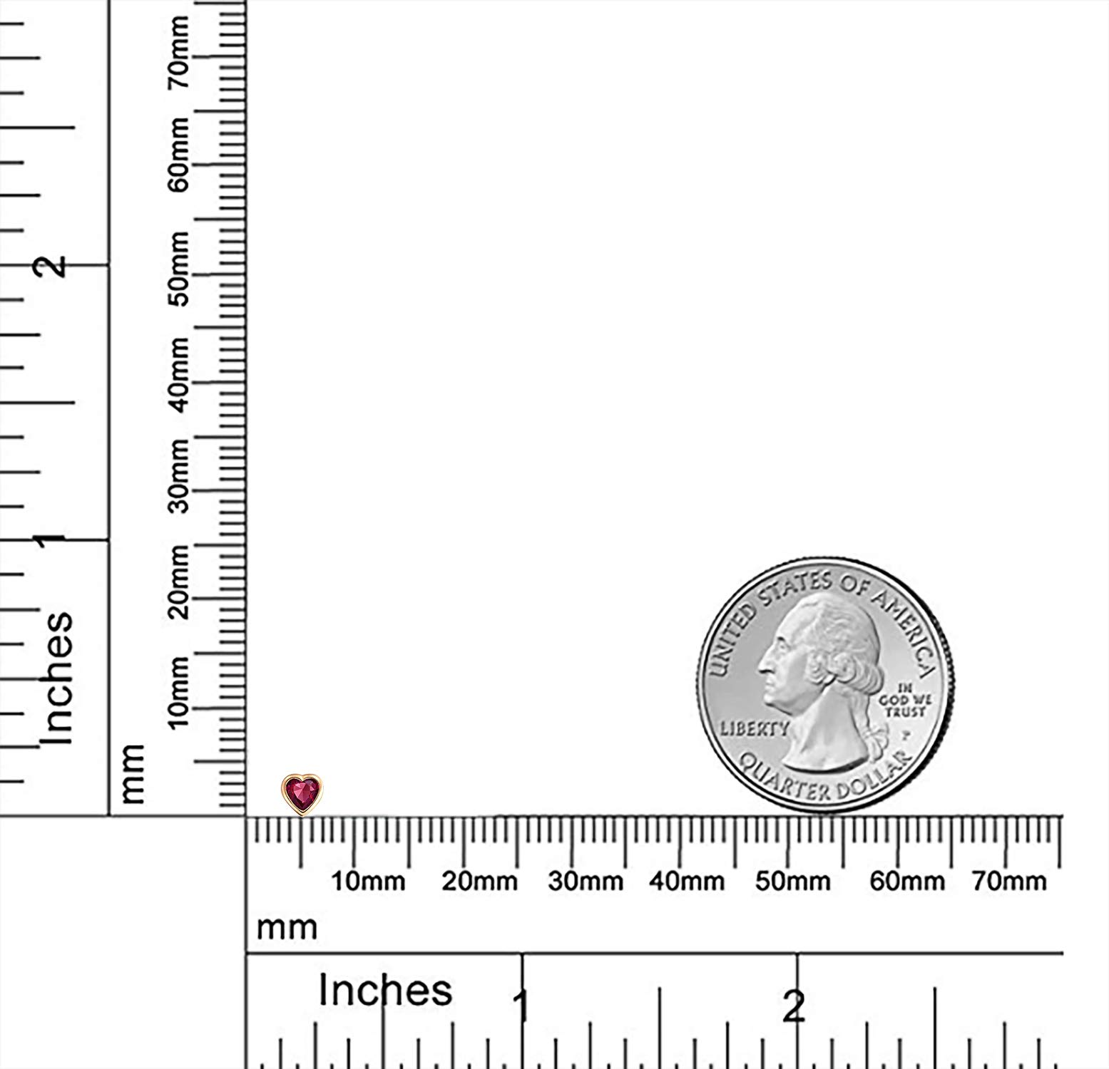 Kleiner Zirkonia Knorpel Ohrläppchen Piercing Echter Gelber 14K Gold CZ Halo Herz Stecker Ohrring 1 Stück Für Frauen Teen Helix Daith Schraubverschluss 4Mm Edelstein Geburtssteinfarben