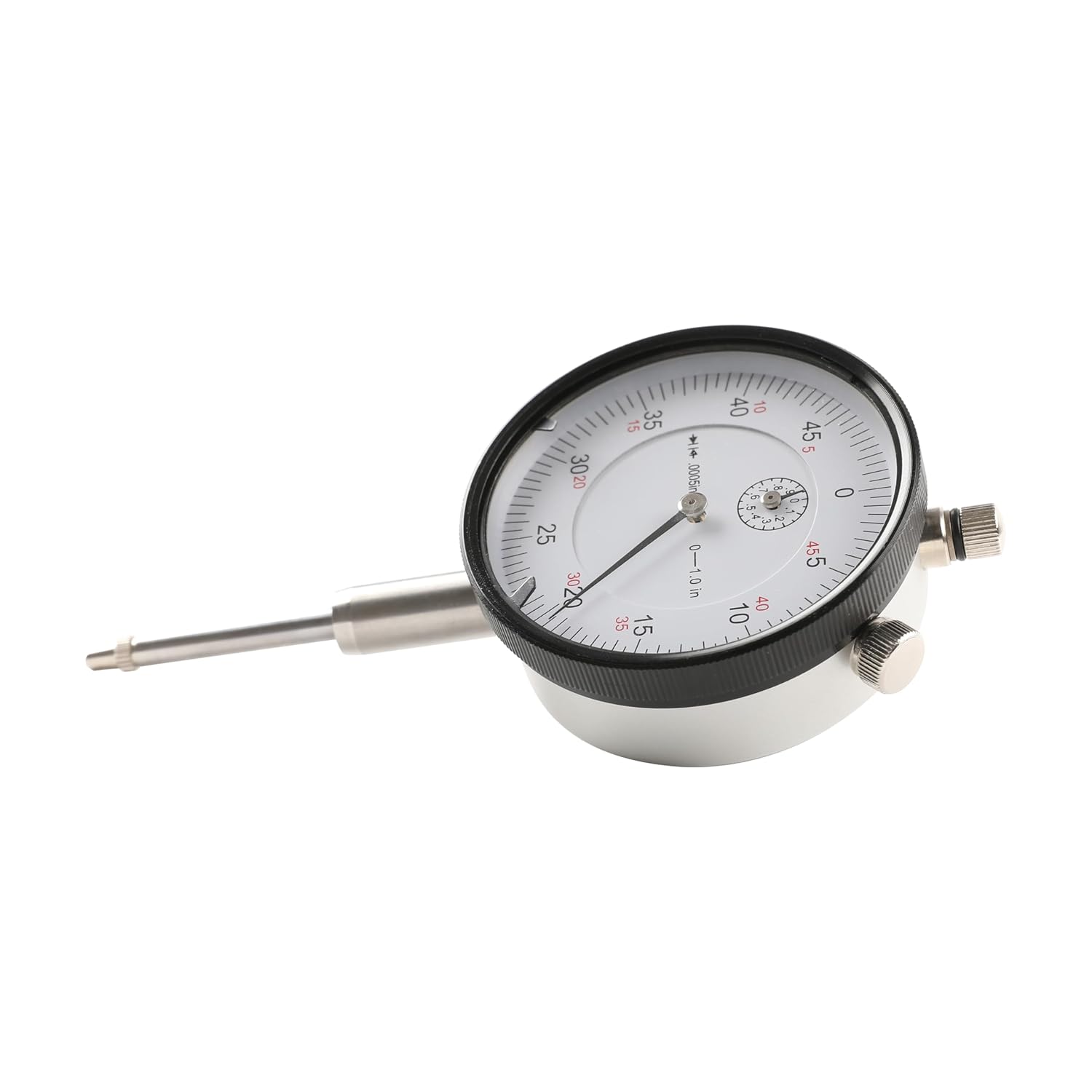 HFS(R) 0-1" Dial Indicator Lathe Tool High Precision, 1" Measuring Range, 0.0005" Graduation Interval