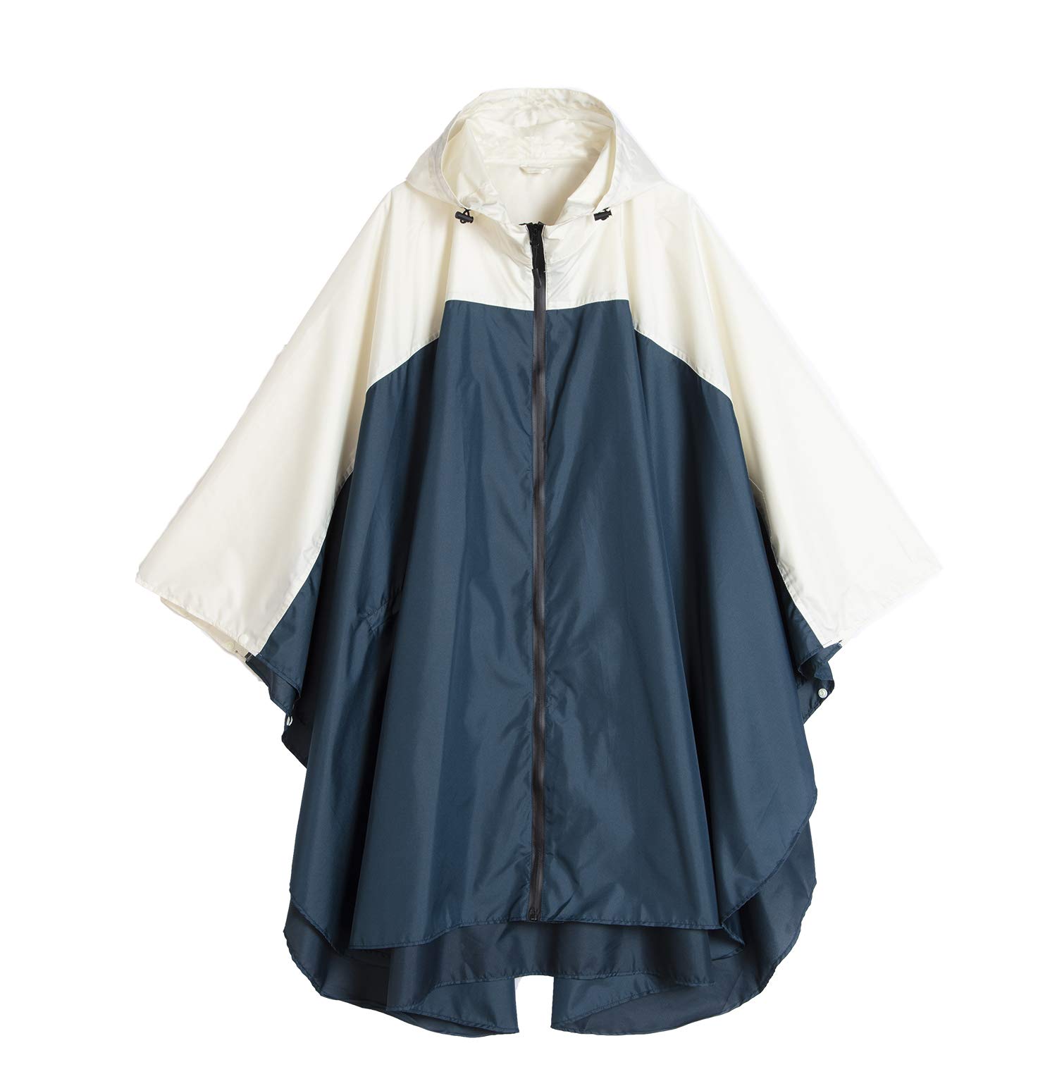 smily Reusable Raincoat Waterproof Breathable Portable Rain Cape for Camping Hiking Fishing - - One size
