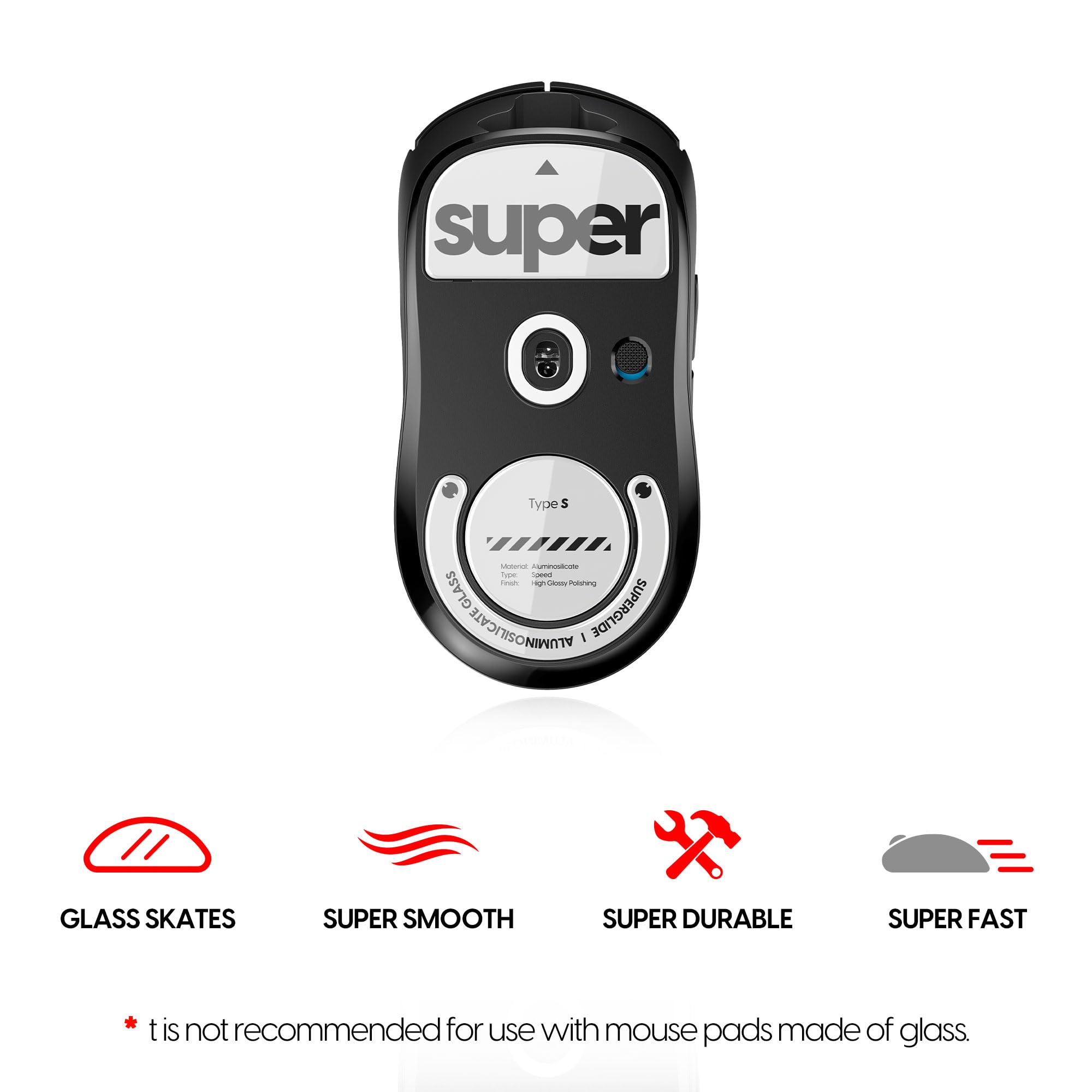 Amazon.co.jp: Superglide(Type S) マウスソール for Logicool Gpro X