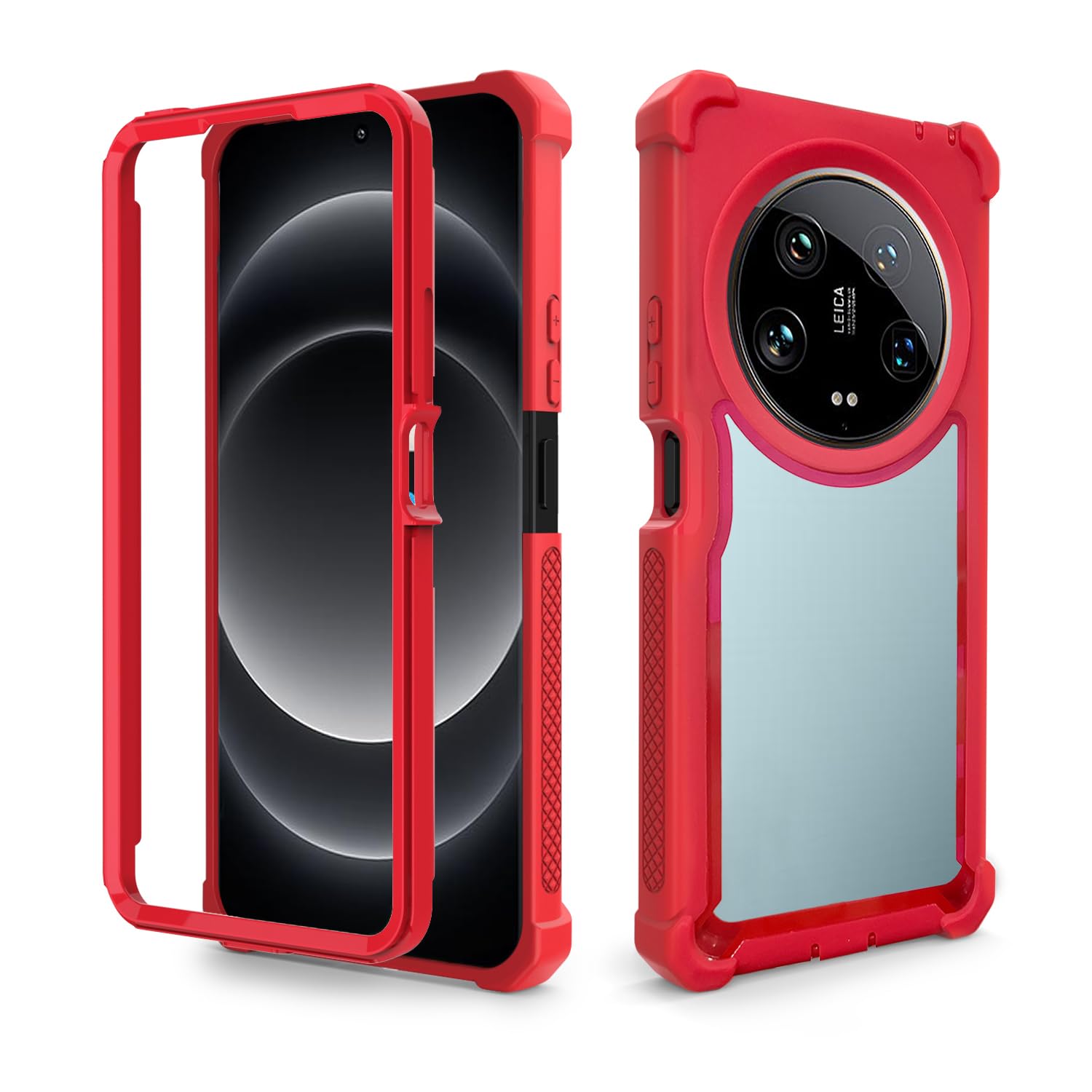 Coque Xiaomi 14 Ultra Asuwish antichoc double couche robuste noire - 7