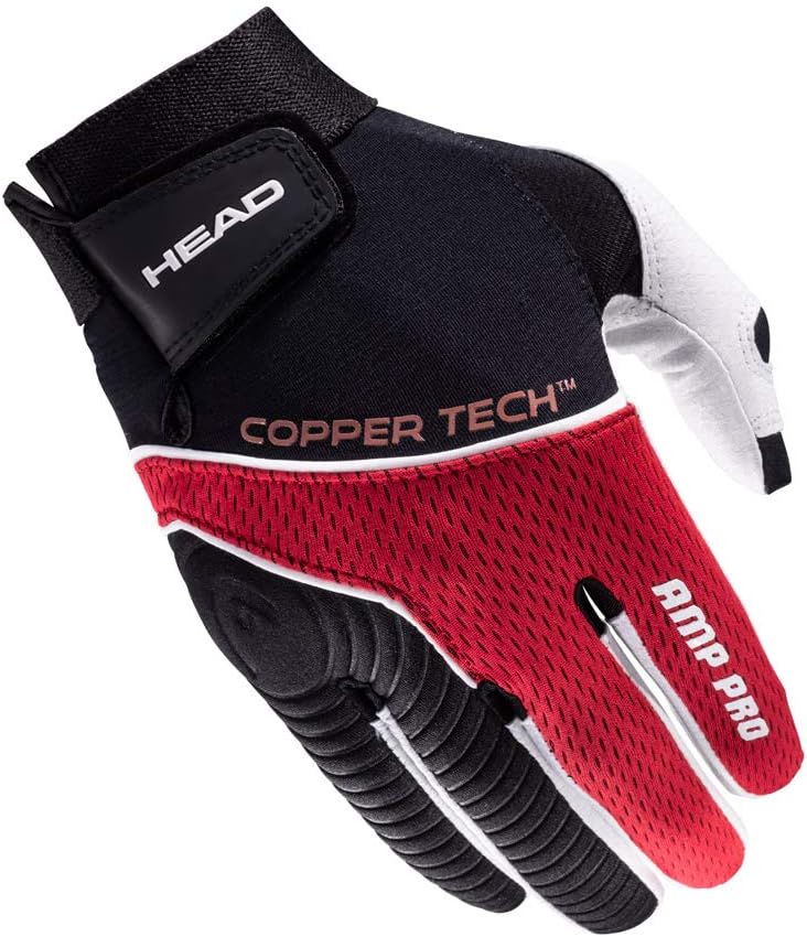 HEAD AMP Pro CopperTech Racquetball Glove - Available in Sizes for Right and Left Hand
