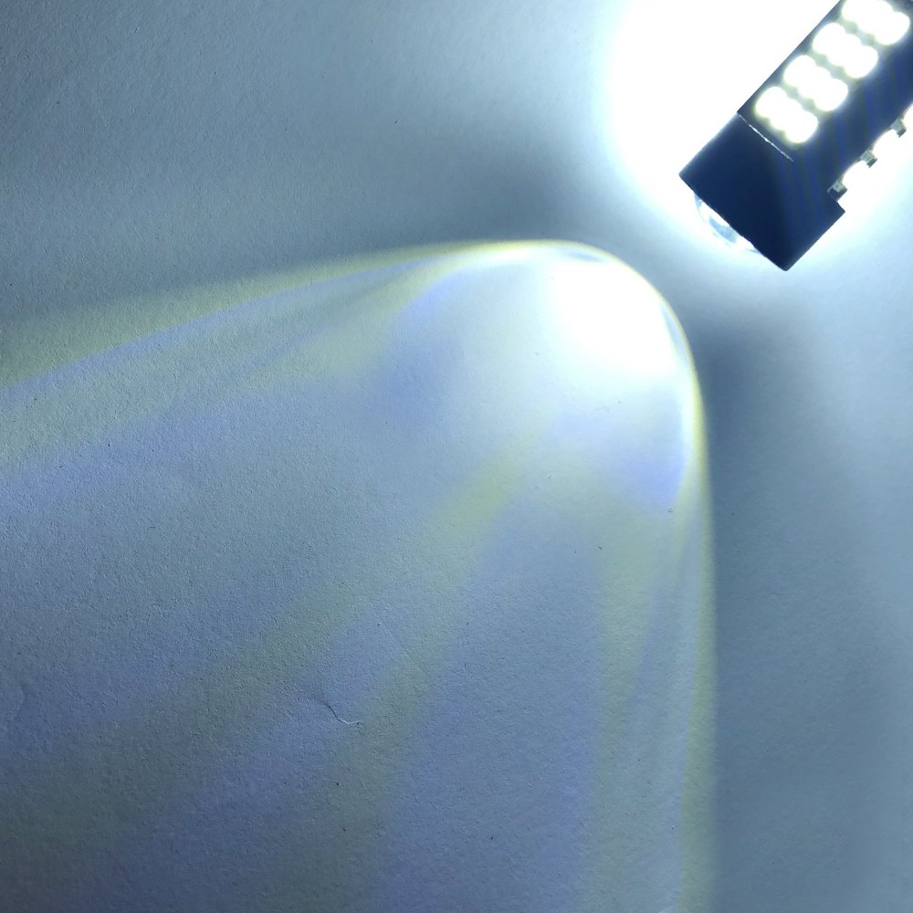 Defvnsy P21W 1156 BA15S Ampoule LED, Extrêmement Brillant Blanc 12V-24V DC Pas De Polarité 1141