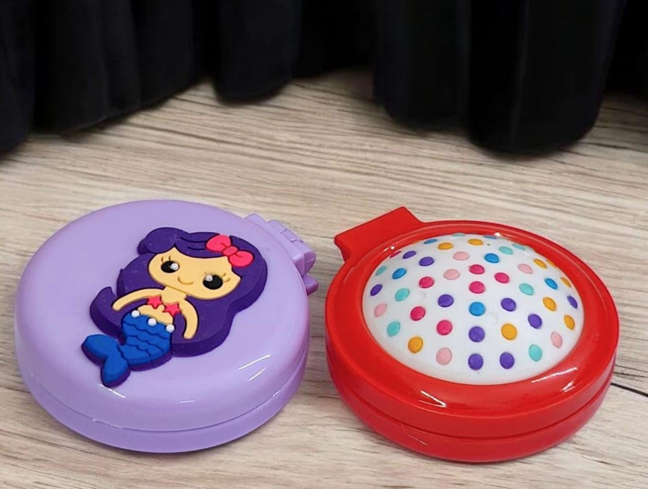 TERA 13 Returm Gifts For Kids Hair Comb With Mirror For Gir-ls (2 Pcs) Mermaid Hair Co-mb For Girls, Compact Mirror For Kids, Kanjak Gi-fts, Birthday Gifts Ha-ir Comb Brush For Girls