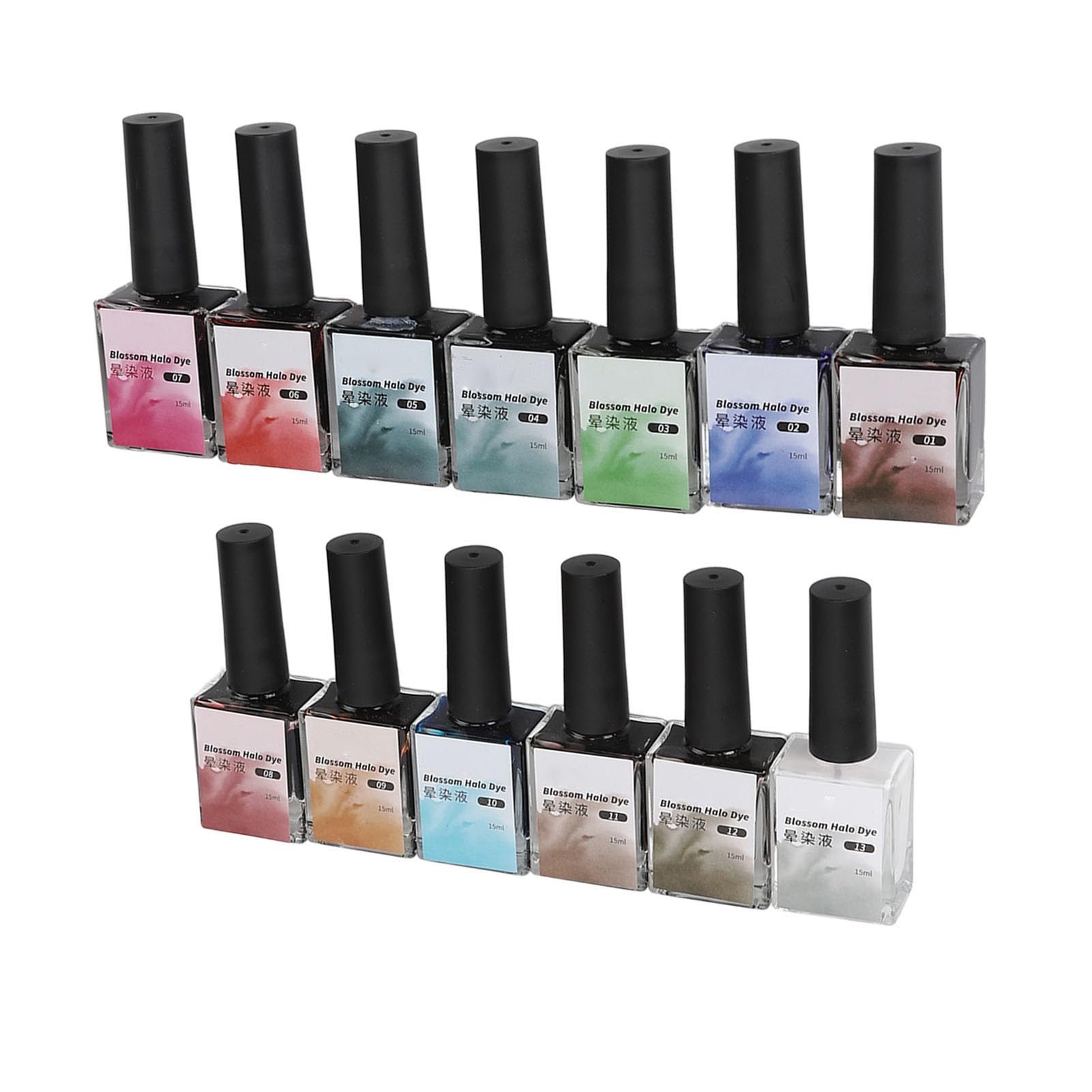 Hidyliu Set Gel Colorante per Smalto Fai Te con 13 Colori, Ideale per gli Appassionati di Manicure Artistica e Nail Art
