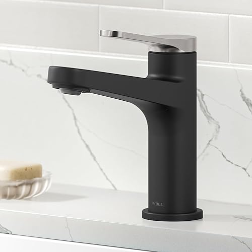 Miniatura 21 de KRAUS Indy - Grifo de baño con sensor sin contacto con caja de control y mezclador de temperatura en acero inoxidable sin manchas, KSB-10001SFS