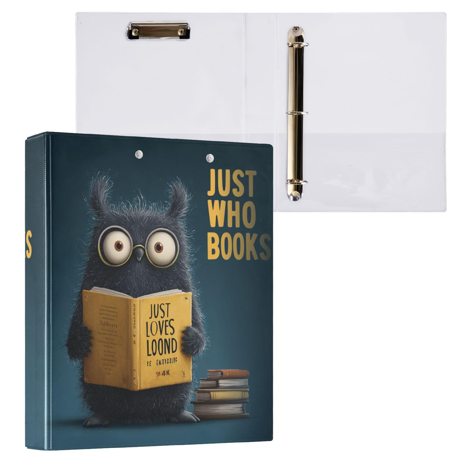 Reliures scolaires de 1 et 1/2 pouces - Joli livre de lecture animal