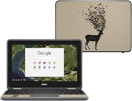 Miniatura 143 de MightySkins - Skin de fibra de carbono para cámara Blink XT para exteriores, chips dorados, acabado de fibra de carbono texturizado, protector