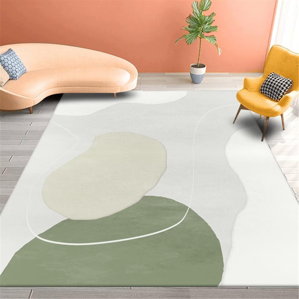 Tapis terrasse et bureau lavable grand format 200x260cm pour votre salon