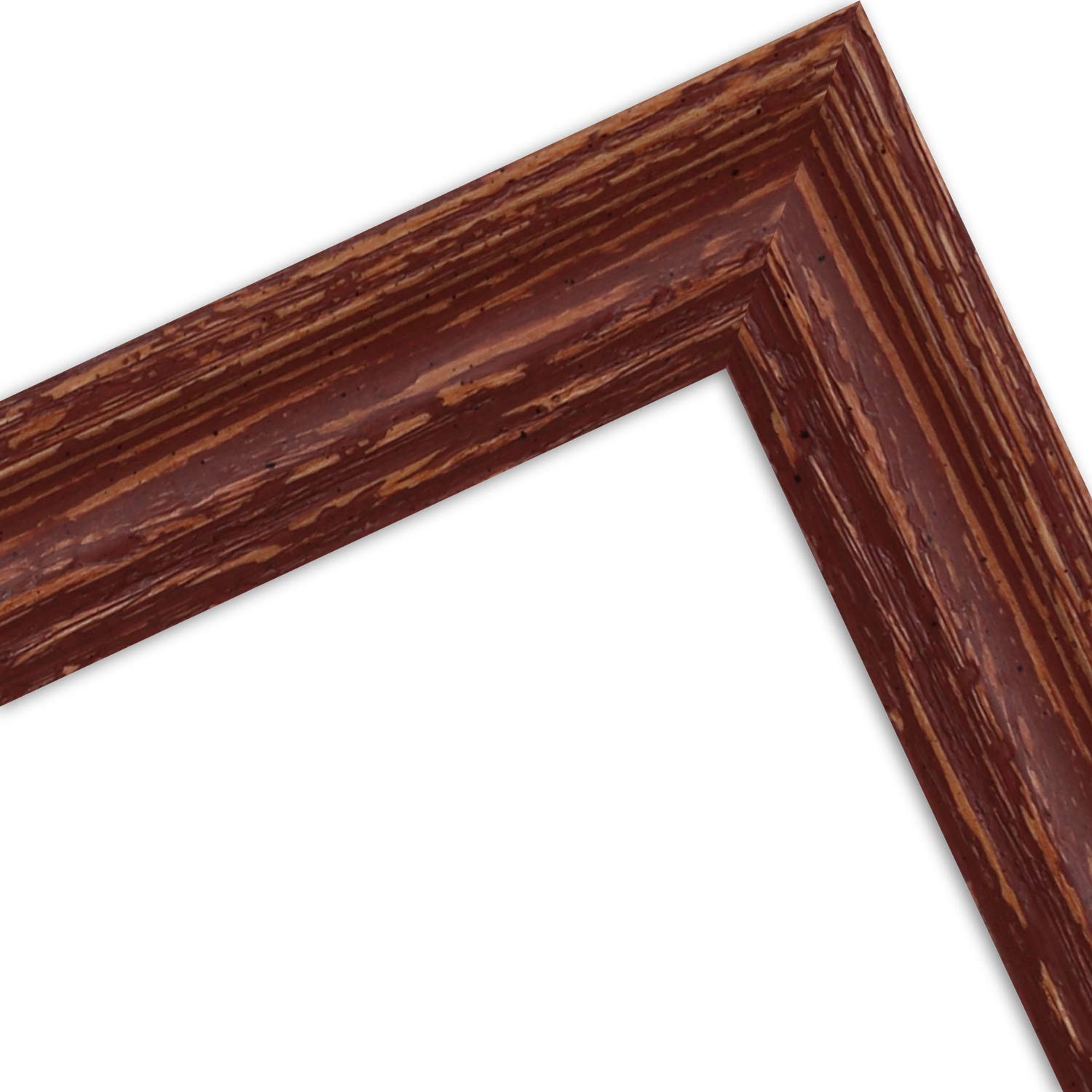 WANDStyle Bilderrahmen A2 Holz, DIN A2 Bilderrahmen Braun Vintage 60x42 cm | Hochwertiger Holzbilderrahmen, Posterrahmen zum Aufhängen, Rahmen 42x60 cm, Fotorahmen H740 Made in Germany