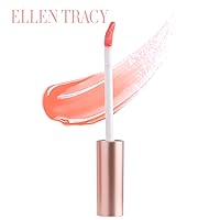 Vista 2 de Colección de brillo labial Enchante Ellen Tracy, brillos labiales brillantes para mujeres y niñas, set de brillo labial de larga duración con ricos