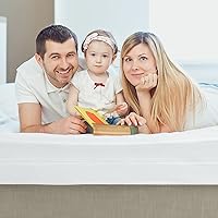 Vista 8 de Protector de colchón tamaño Queen (12-16 pulgadas de profundidad), funda de colchón impermeable de seis lados de alta calidad, funda de colchón