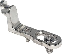 HKB ® 8 Stück Rückwandverbinder RV, für Rückwanddicke bis 5 mm, Druckguss vernickelt, mit Schrauben, Qualitätsprodukt von Hersteller Hettich, Artikelnr. 062445