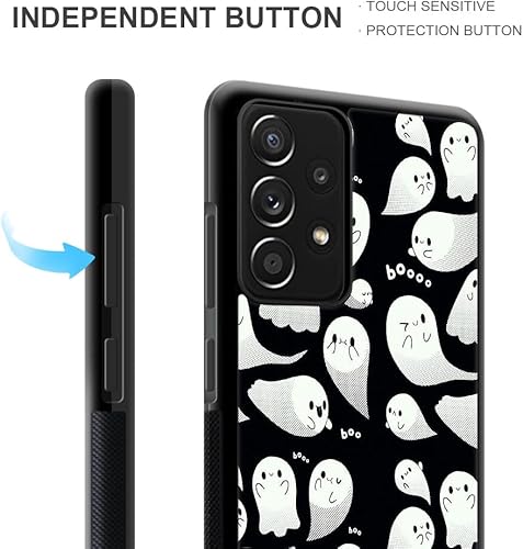 Miniatura 3 de CARLOCA Funda compatible con Samsung Galaxy A52, funda de Halloween para Galaxy A52S niños y hombres, funda de TPU suave antiarañazos para Samsung
