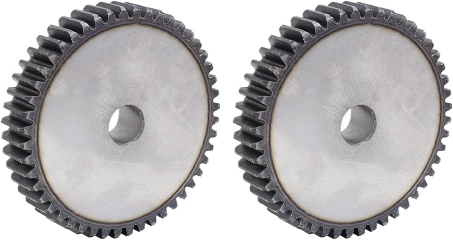 Cylindrical Gear 2M-51/52/53/54/55/56/57/58/59/60T SC45# Carbon Steel Height 20mm 1Pcs(2M57T - Bore 16 mm)