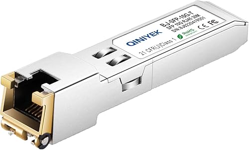 Vista 48 de Transceptor 10GBase-LR SFP+, módulo monomodo 10G SFP+LC para Netgear, SMF, 1310nm, hasta 6.2 mi, DDM
