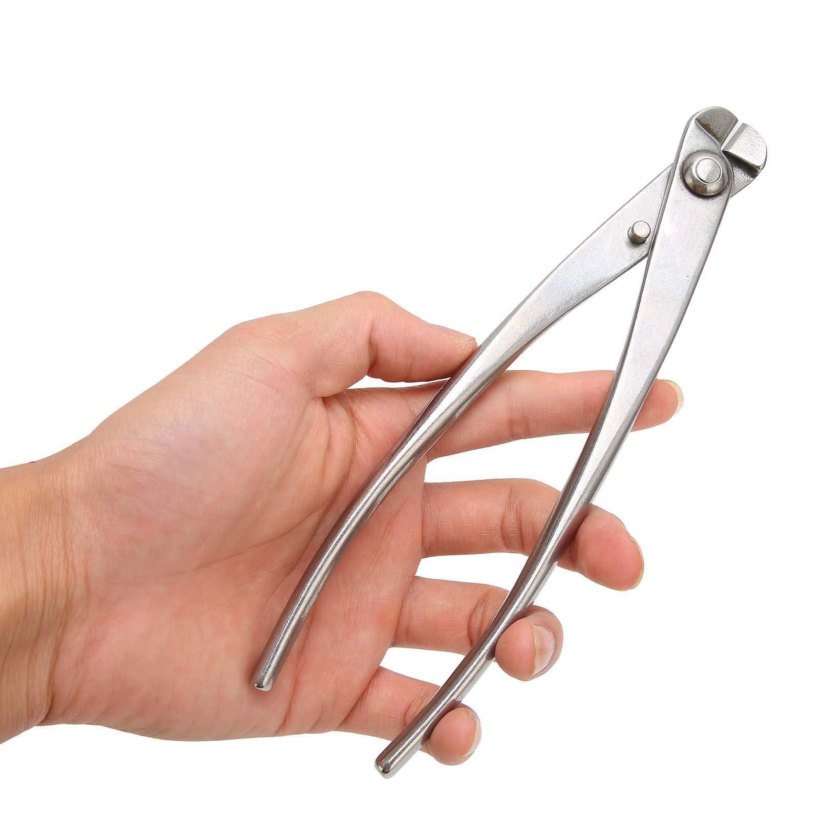 Jiawu Cortador de Ramas, Cortador de Bonsái de Acero Inoxidable de Grado Profesional de 7,5 Pulgadas, Cortadores de Alambre Multifuncionales, Herramientas de Bonsái para Modelado de Bonsái