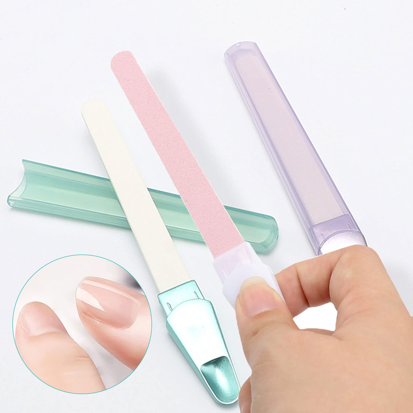 Amazon.co.jp: 5本セット 爪やすり 爪磨き セラミック つめやすり つめ