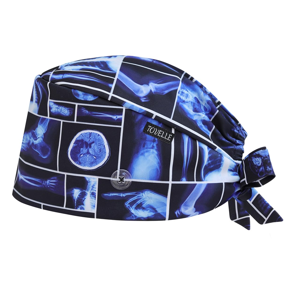 Scrub Caps for Men with Buttons,Classic Surgical Caps