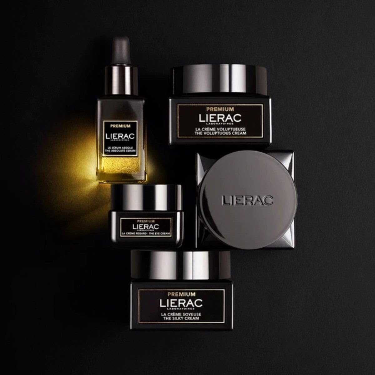 Lierac - Premium - Wkład z jedwabistym kremem 50ml - Pielęgnacja twarzy - Ogólny przeciwstarzeniowy - Połysk - 95% składników pochodzenia naturalnego - Skóra normalna - Skóra mieszana