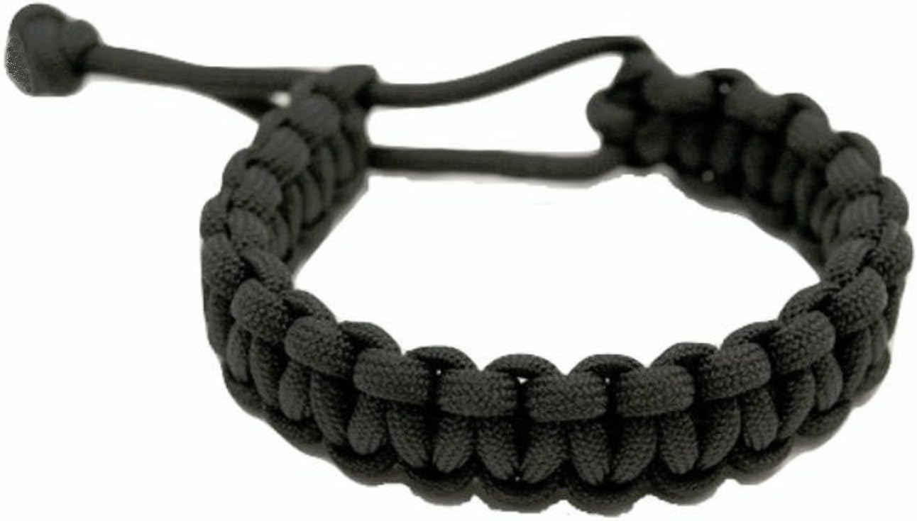Adjustable Paracord Survival Bracelet Tom Hardy Fury Road BLACK