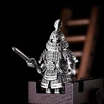 Amazon.com: COPPERTIST.WU 客製化金鐵士兵雕像裝飾工藝收藏