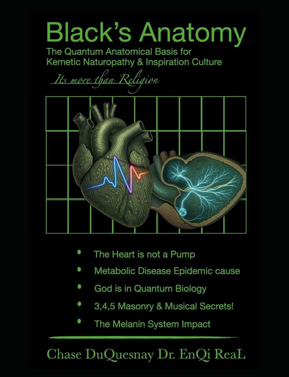 Black’s Anatomy: The Quantum Anatomical Basis for Kemetic Naturopathy & Inspiration Culture (Pastor Rich Temple of QRST)      Paperback – August 22, 2025