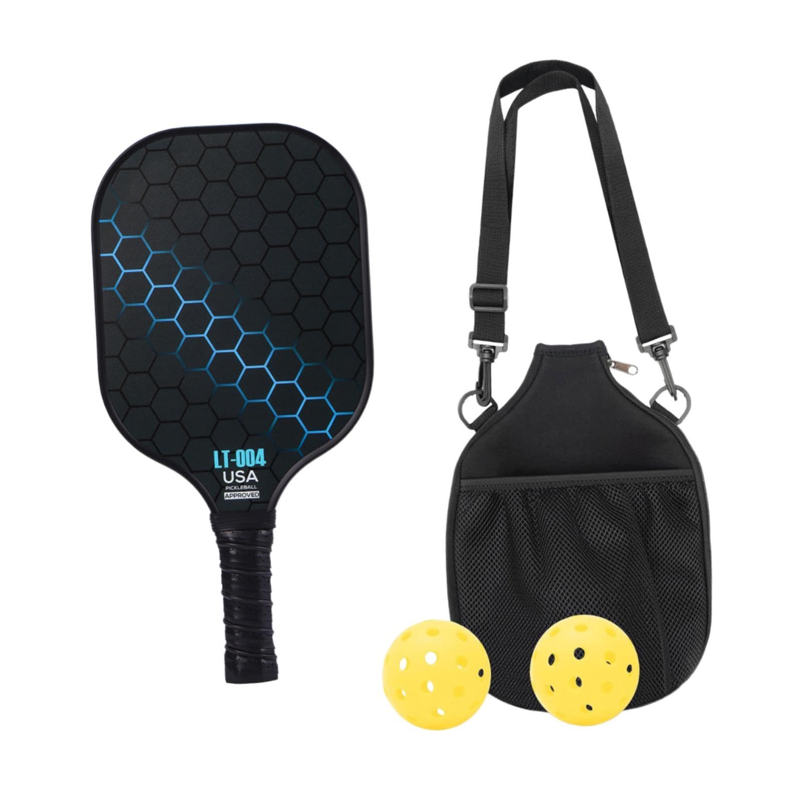 Pickleball Paddle Set Pickleball Racket for Birthday Gift Living Room Indoor Blue | Racquets | Tennis | Tennis & Racquet Sports-image-40