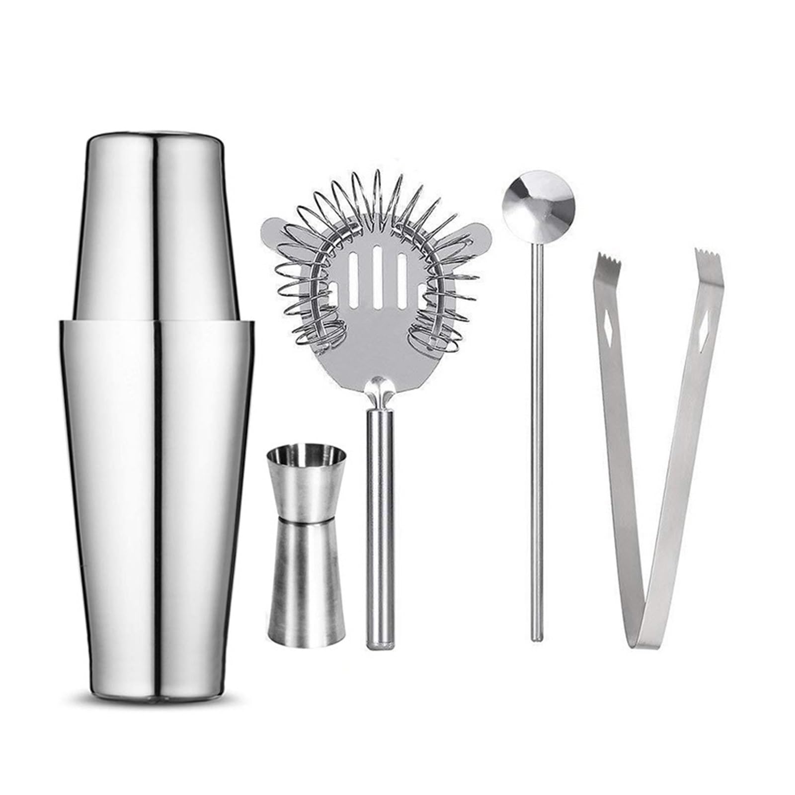 1/6/9/11 Uds coctelera de acero inoxidable barman copa vino mezclador cóctel Bar Set(5pcs 750x600)
