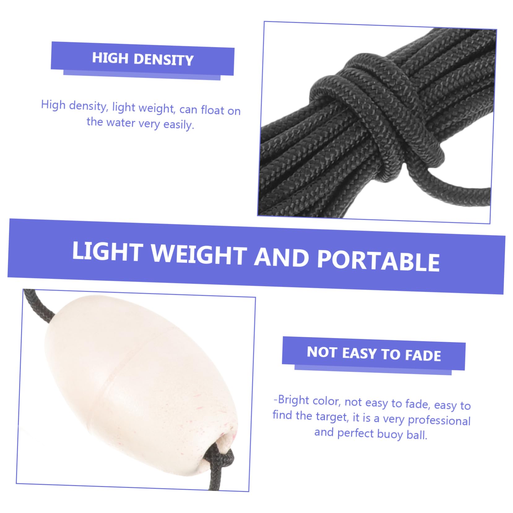 Bouée Flotteur Pour Kayak En Nylon – Accessoire D'ancrage, Léger, Noir, Pour Bateau Gonflable Et Canoë