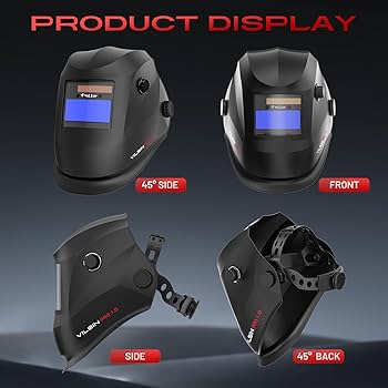 VILSIN Welding Helmet Auto Darkening Solar Powered Welding