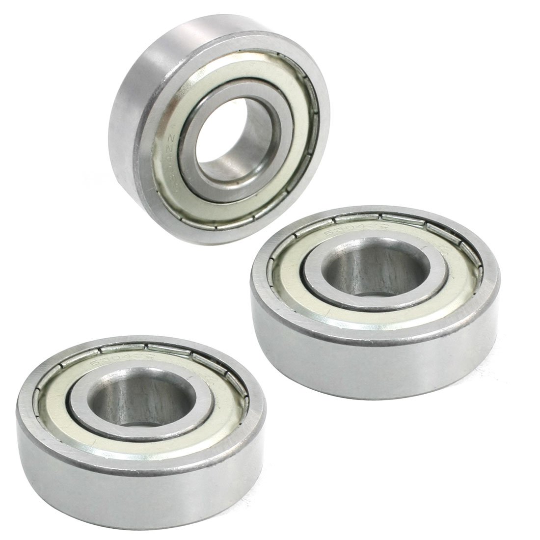 3 pièces 6304ZZ 20x52x15mm double roulements à billes à gorge profonde blindés en métal