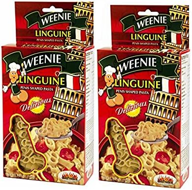 Weenie Linguine Pecker Pasta - Pecker Shaped Pasta (2 Pack)