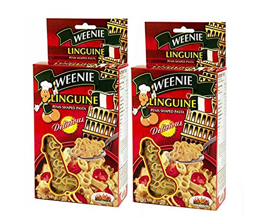 Weenie Linguine Pecker Pasta - Pecker Shaped Pasta (2 Pack)